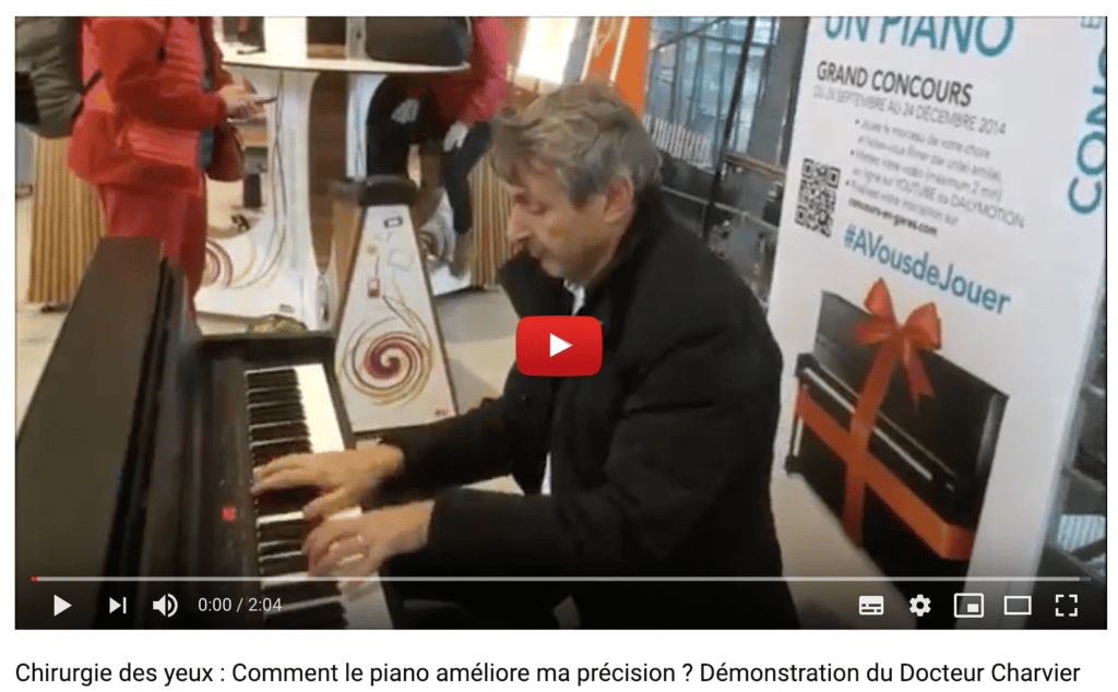 Précision piano chirurgie